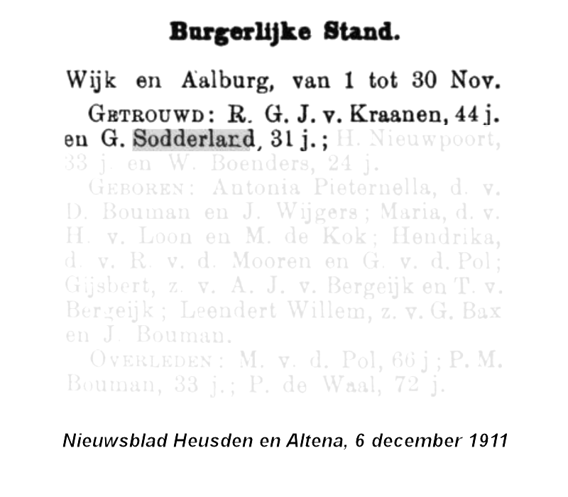 19111206 BS huw ber RGJ v Kranen - G Sodderland